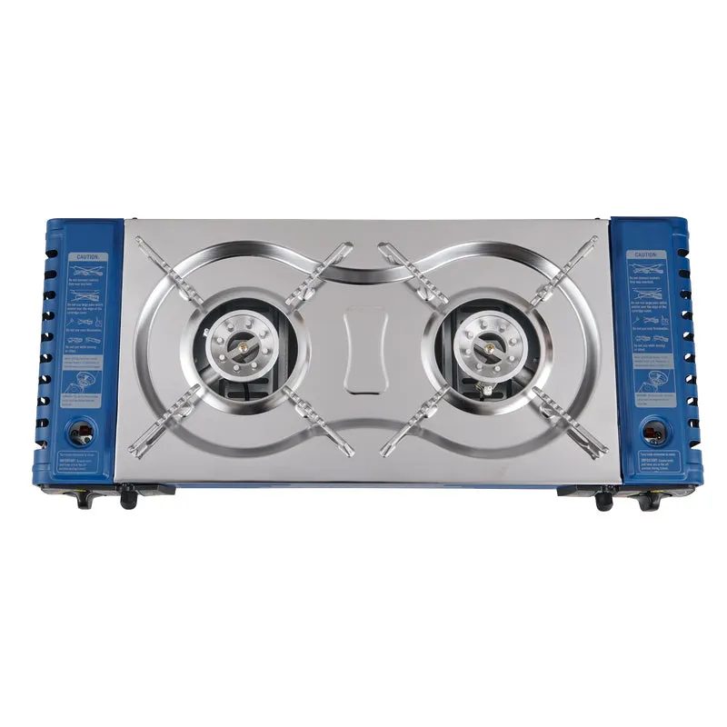 Double Butane Stove with Hotplate