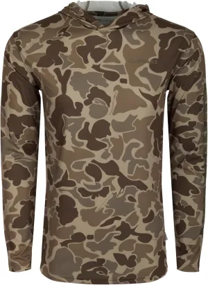 Drake Waterfowl Men's Performance Hoodie - Lightweight Breathable Sun Protection Quick-Dry Moisture-Wicking Active Sweatshirt