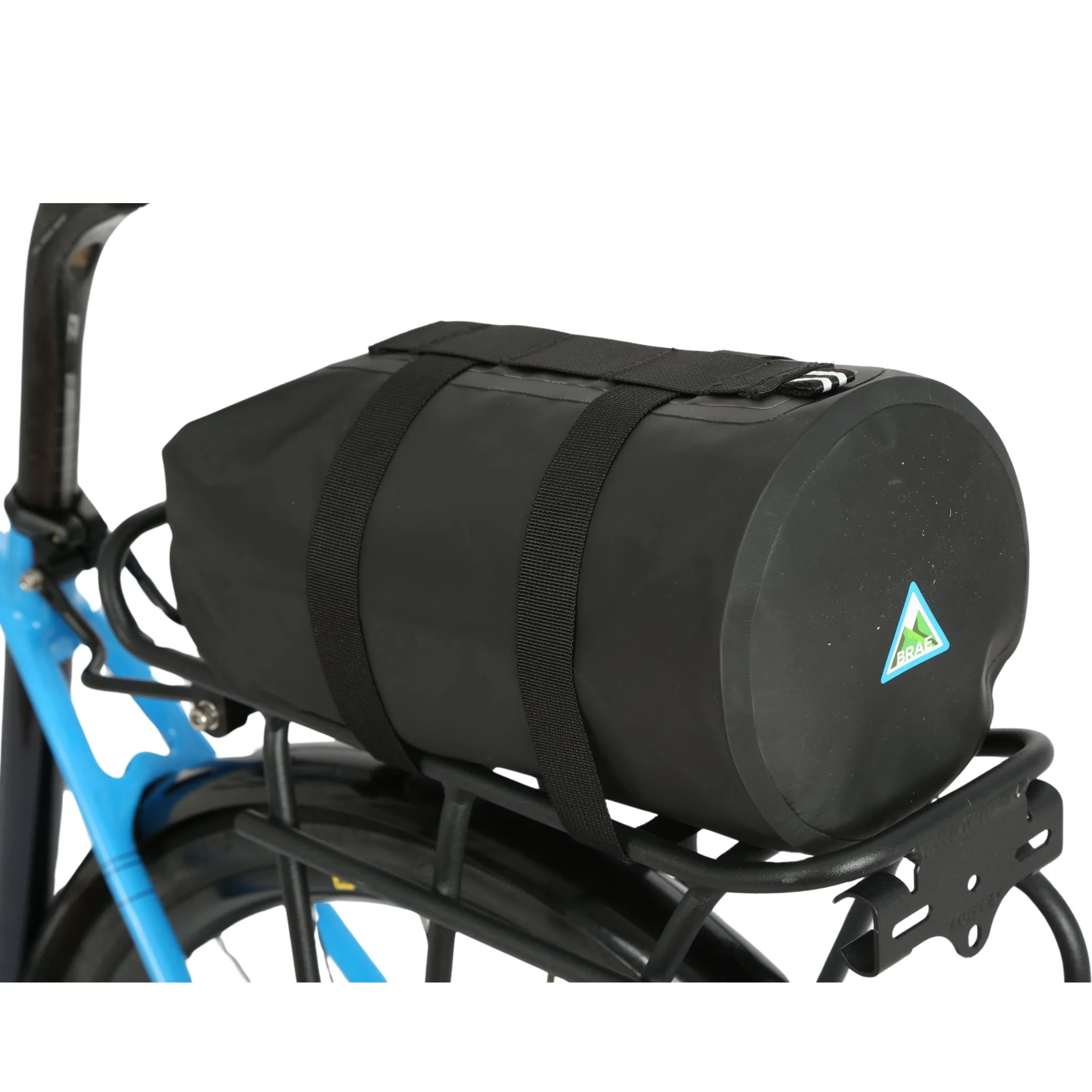 Drookit 5.5L Waterproof Anywhere Dry Bag with Straps for Bikepacking - Black