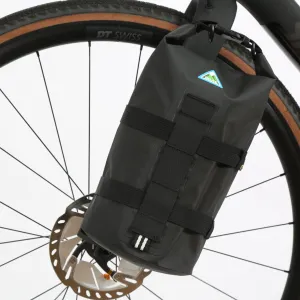 Drookit 5.5L Waterproof Anywhere Dry Bag with Straps for Bikepacking - Black