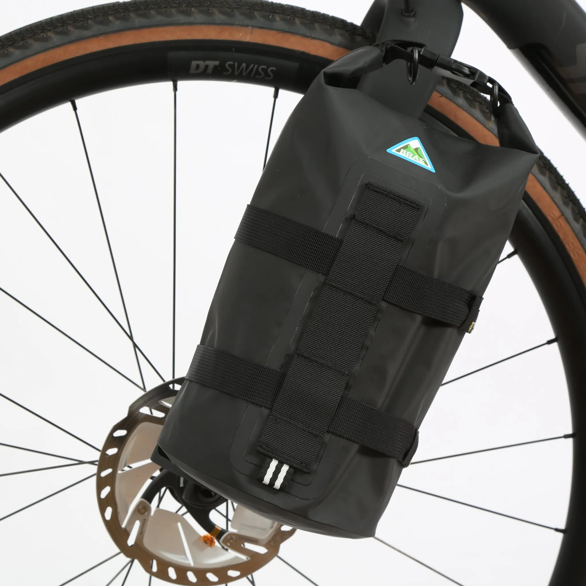 Drookit 5.5L Waterproof Anywhere Dry Bag with Straps for Bikepacking - Black