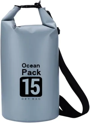 Dry Bag Backpack Waterproof Shoulder Bag Swimming Bag Camping Bag Stream Tracing Bag Drifting Barrel Floating Bag PVC High Waterproof High Frequency Seaming Outdoor Sports Bag for Men/Women