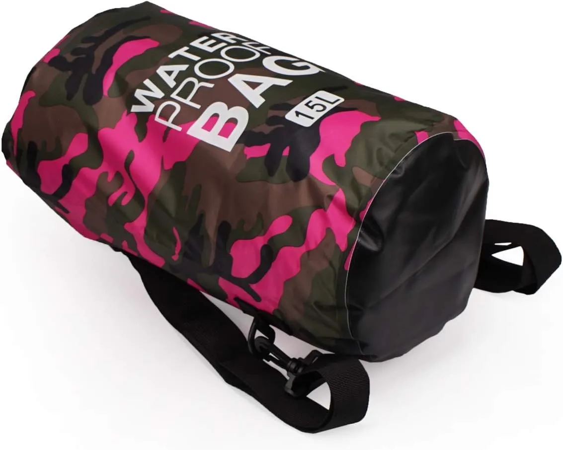 Dry Bag Waterproof, Floating and Lightweight Bags for Kayaking, Boating, Fishing, Swimming and Camping with Waterproof Phone Case
