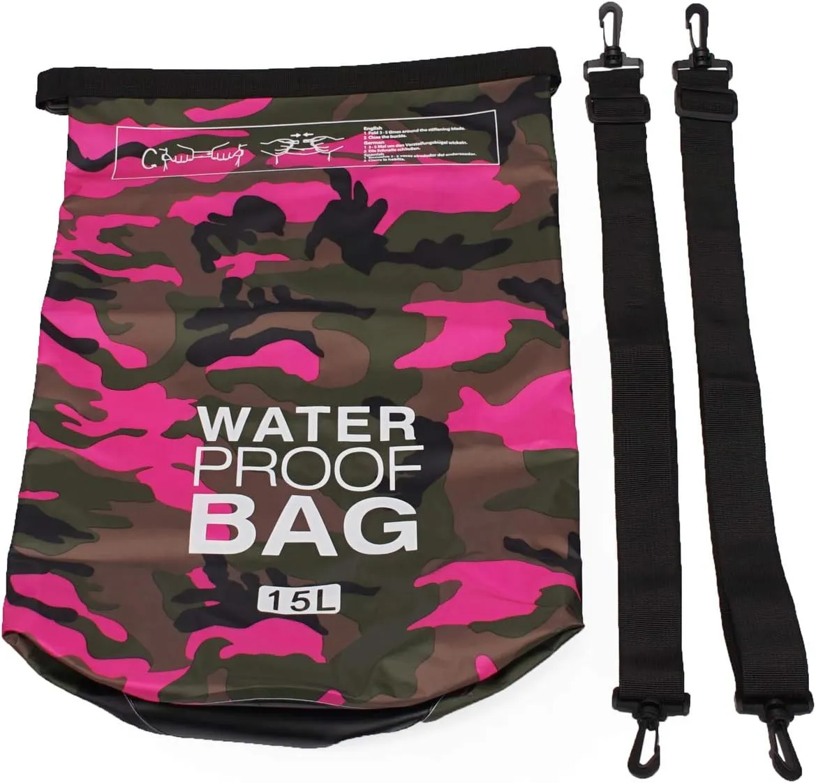 Dry Bag Waterproof, Floating and Lightweight Bags for Kayaking, Boating, Fishing, Swimming and Camping with Waterproof Phone Case