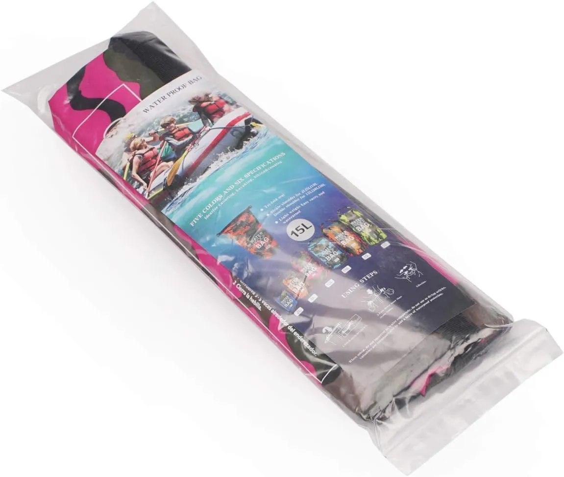 Dry Bag Waterproof, Floating and Lightweight Bags for Kayaking, Boating, Fishing, Swimming and Camping with Waterproof Phone Case
