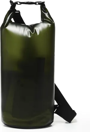 Dry Bags for Kayaking Waterproof, 5L/10L Dry Storage Bag, Lightweight Roll Top Wet Bag for Swimming, Boating, Fishing, Travel, Camping & Beach (Green)