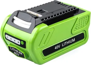 DTK 40V 6Ah Battery Replacement for Greenworks 40V Battery 29472 29462 2901319 Compatible with 40 Volt G-MAX Lithium Battery Power Tools 20202 20642 21242 22262 22272 25312 25322 27062