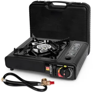 Dual Fuel Stove w/ Butane & Propane Compatibility,Portable Camping Stove