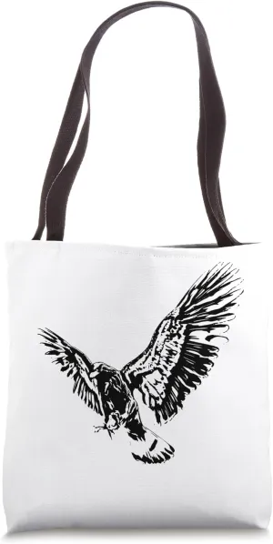 Eagle Motif Bird of Prey Tote Bag