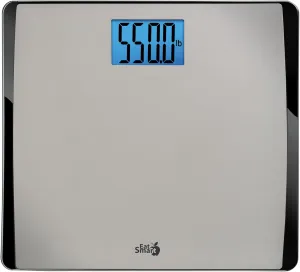 Eat Smart Precision 550 Pound Extra-High Capacity Digital Bathroom Scale for Body Weight with Extra-Wide Platform, Stainless Steel