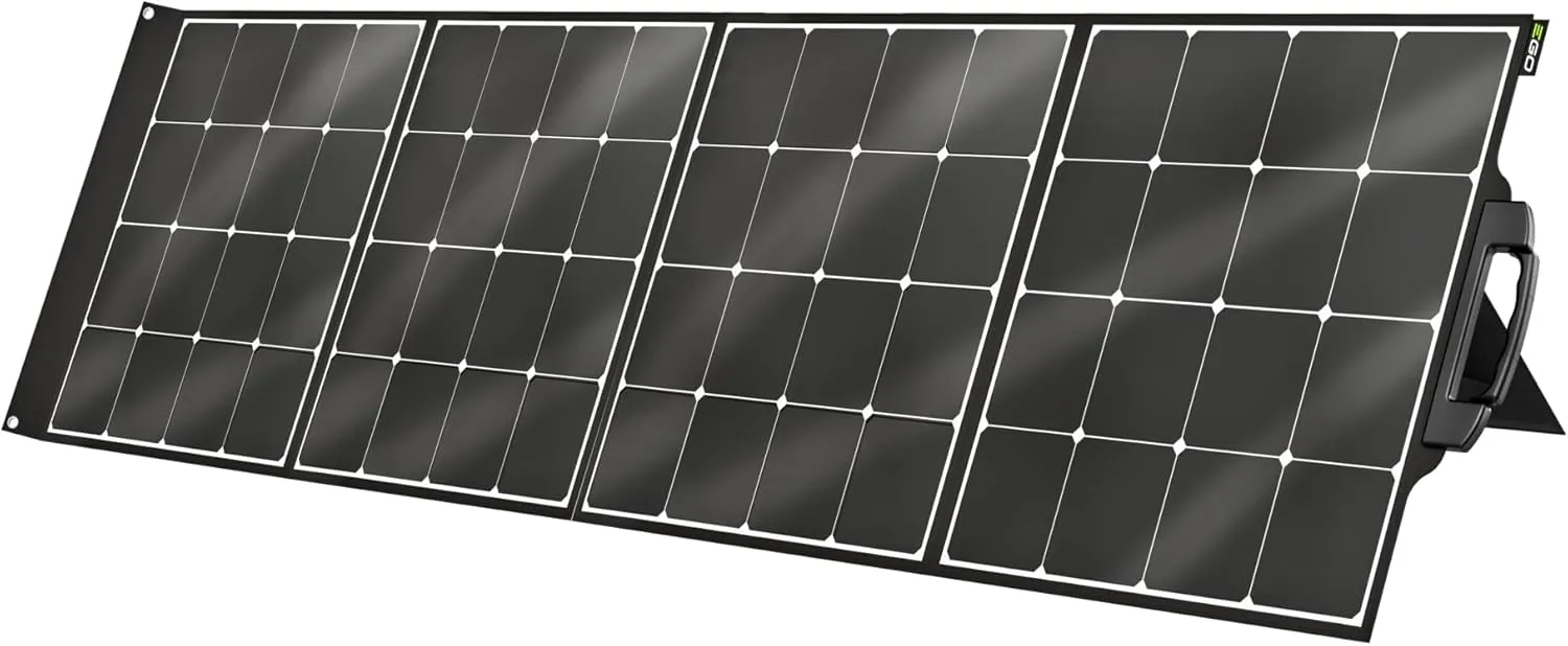 EGO Power  Solar Panel for Power Station for 3000W Portable Power Station PST3040, PST3041 and PST3042, 200W, Includes 4 Kickstands - SP2000