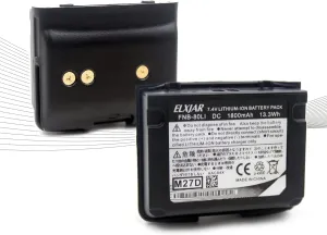 elxjar (2-Pack) 7.4V 1800mAh Battery Replacement for Yaesu FNB-58, FNB-80, VX-6, VX-7R, VXA-700 Radios