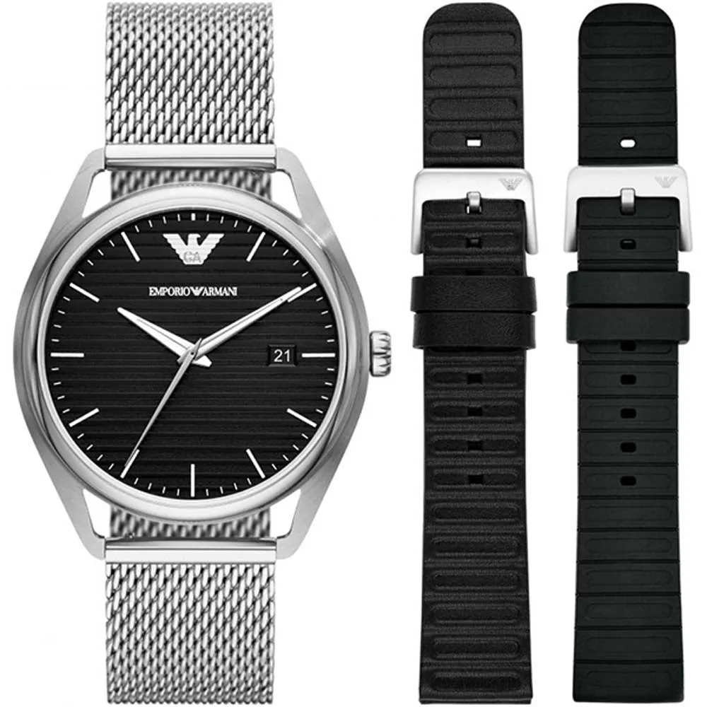 EMPORIO ARMANI SET WATCH AND STRAP