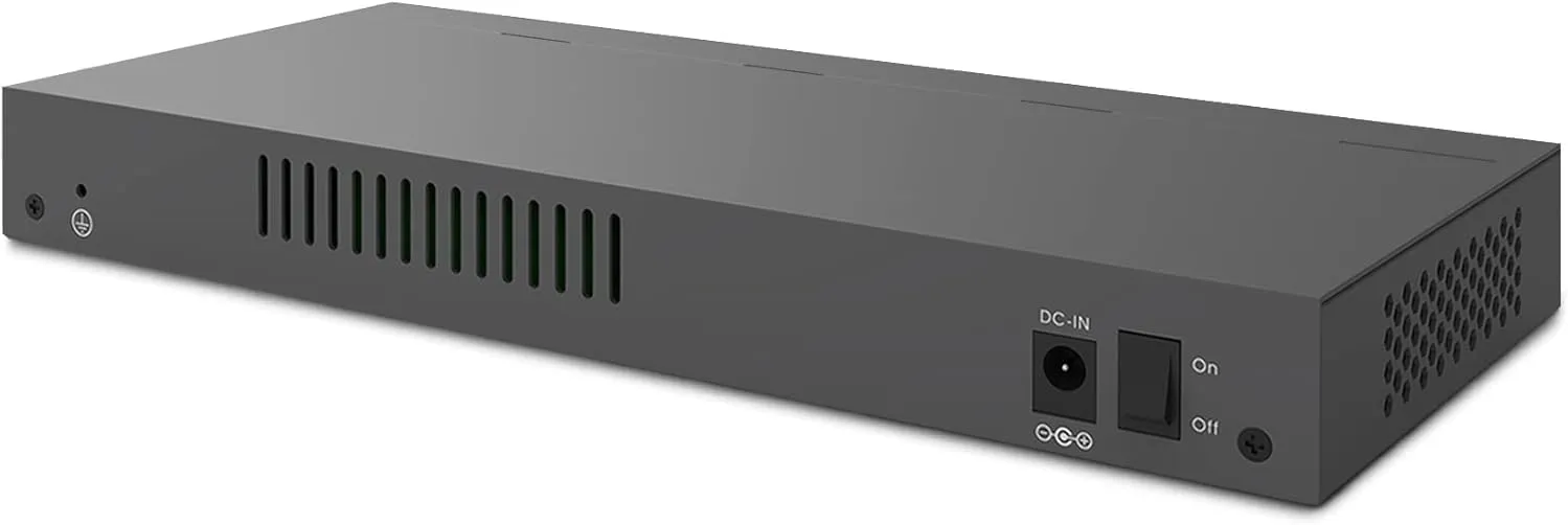 EnGenius Fit EWS2910P-FIT 8-Port Gigabit PoE Managed Switch - 55W Power Budget, Layer 2  Management, SFP Uplinks for Small Business Networks