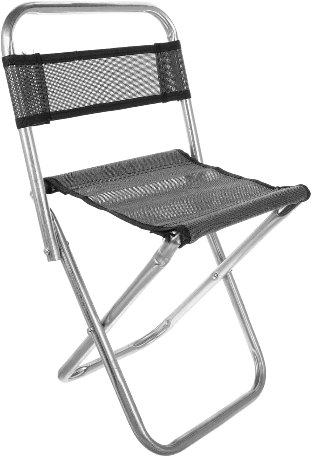 Ergonomic Folding Camping Chair Fishing Stool Lightweight Portable Compact Random Color