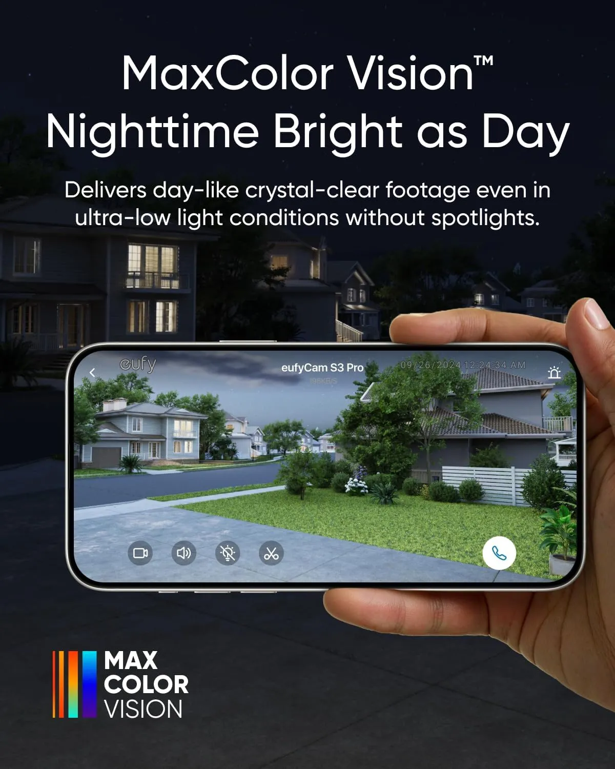 eufy Security eufyCam S3 Pro 4-Cam Kit, Solar Camera Outdoor Wireless, MaxColor Night Vision, 4K Security Camera with Solar Panel, Face Recognition AI, Expandable Local Storage, No Monthly Fee