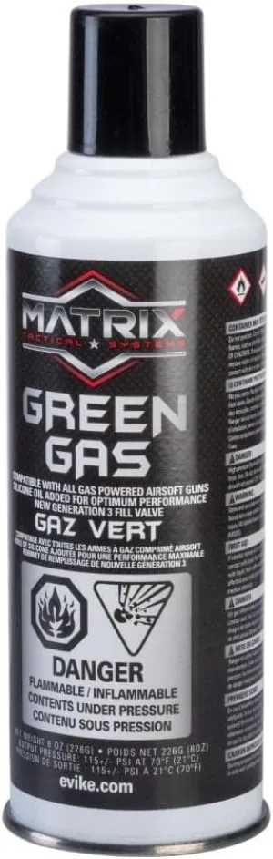Evike - Airsoft G-1000 Power Green Gas (Qty: 3 can)