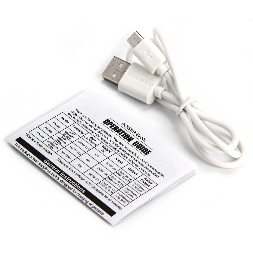 External iPhone Power Bank with LED Display