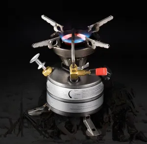 Field Oilstove Camping Integrated Fierce Fire Gasoline Stove Oilstove Mountaineering Team Outdoor Stove Cookware