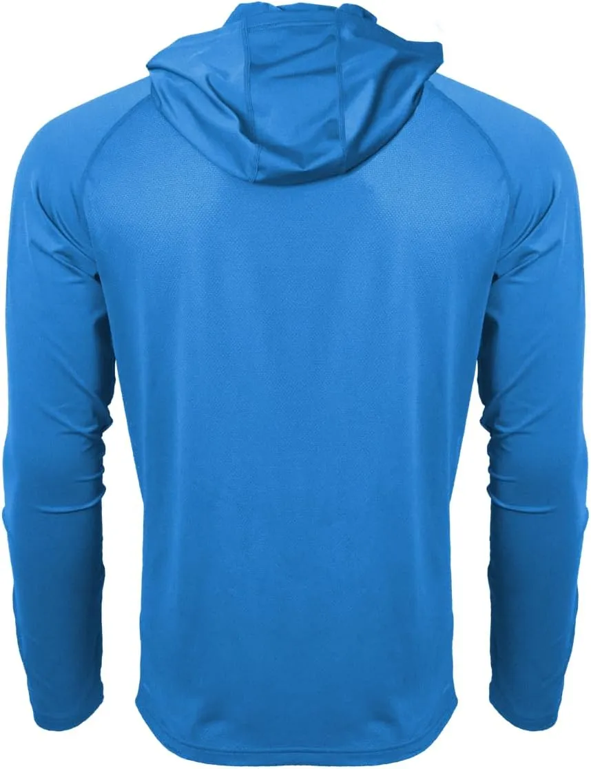 Fieldsheer Men's Cooling Hoodie LT, Long Sleeve Quick Dry Lightweight Hooded Shirt LT
