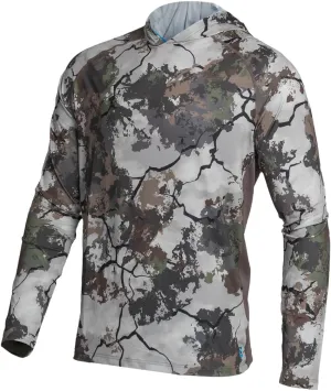 Fieldsheer Men's Cooling Hoodie LT, Long Sleeve Quick Dry Lightweight Hooded Shirt LT