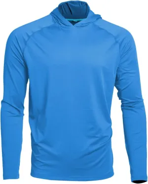 Fieldsheer Men's Cooling Hoodie LT, Long Sleeve Quick Dry Lightweight Hooded Shirt LT