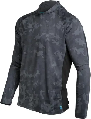 Fieldsheer Men's Cooling Hoodie LT, Long Sleeve Quick Dry Lightweight Hooded Shirt LT