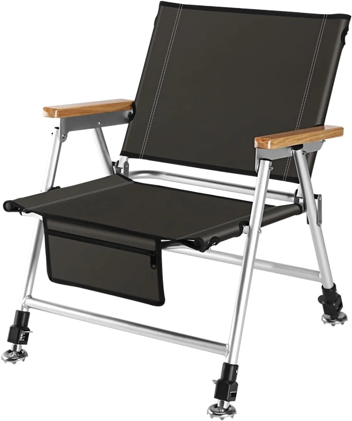 Fishing Chair Folding Recliner Chair Portable Lightweight Reclining Fishing Chair Removable Cushion Camping Chair Camping Chair(B)