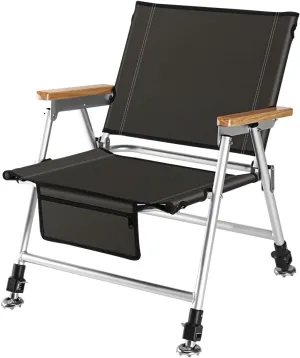 Fishing Chair Folding Recliner Chair Portable Lightweight Reclining Fishing Chair Removable Cushion Camping Chair Camping Chair(B)