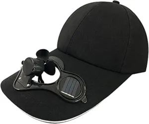 Fishing Hat Cycling Hat Summer Outdoor Sports Cap with Cool Fan for Solar Energy Save No Batteries Required