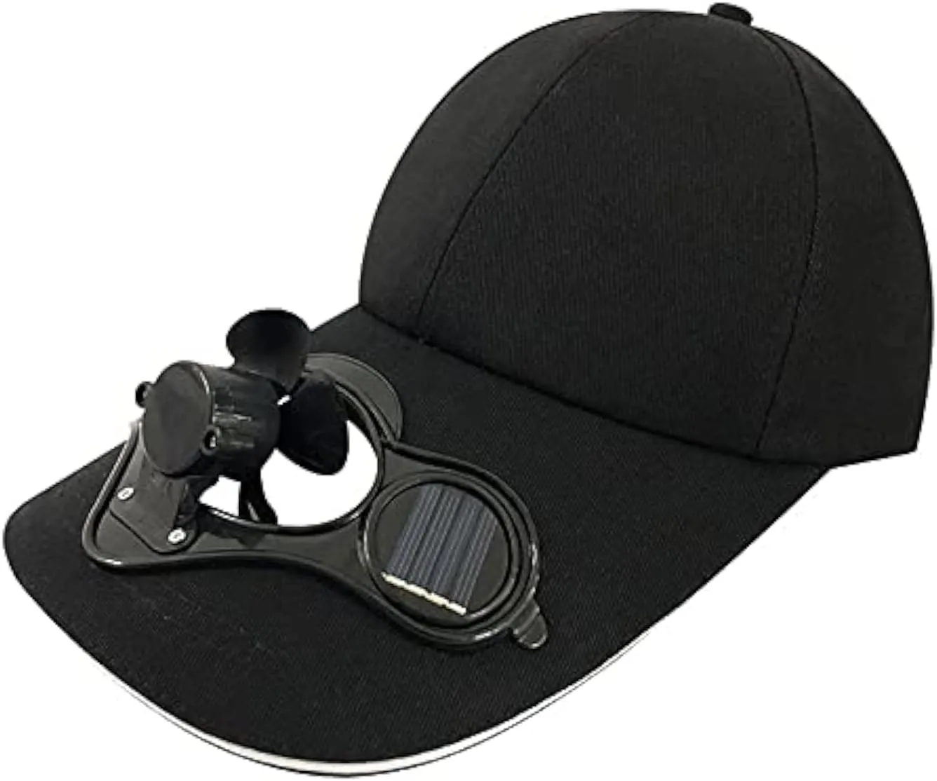 Fishing Hat Cycling Hat Summer Outdoor Sports Cap with Cool Fan for Solar Energy Save No Batteries Required