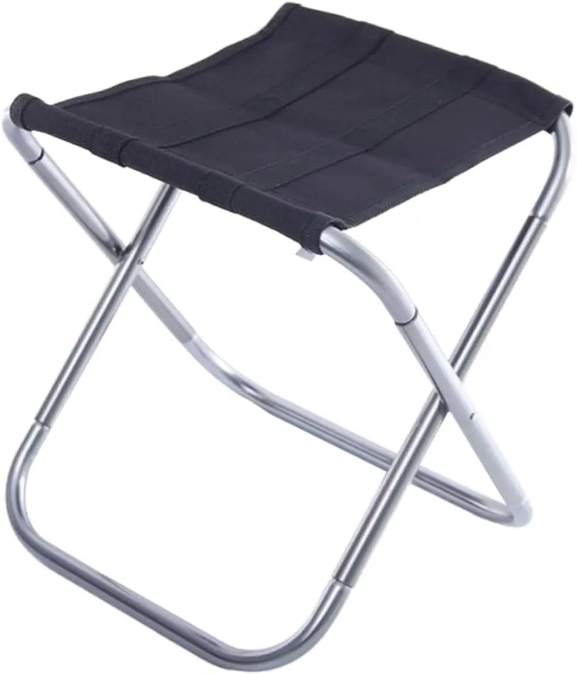 Fishing Train Stool 28x23x25cm Aluminum Alloy Lightweight Outdoor Folding Chair Portable Travel Features