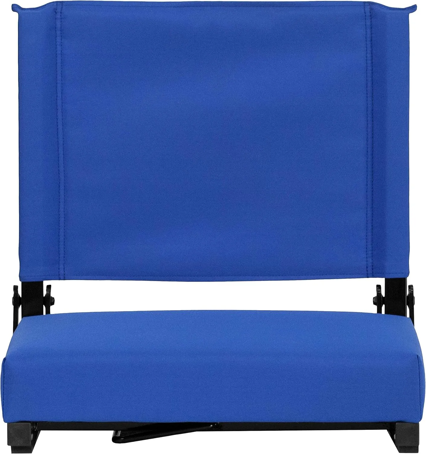 Flash Furniture Grandstand Portable Stadium Seat for Bleachers or Benches, Folding Padded Stadium Chair with Carrying Handle, 500 lb. Weight Capacity, Blue