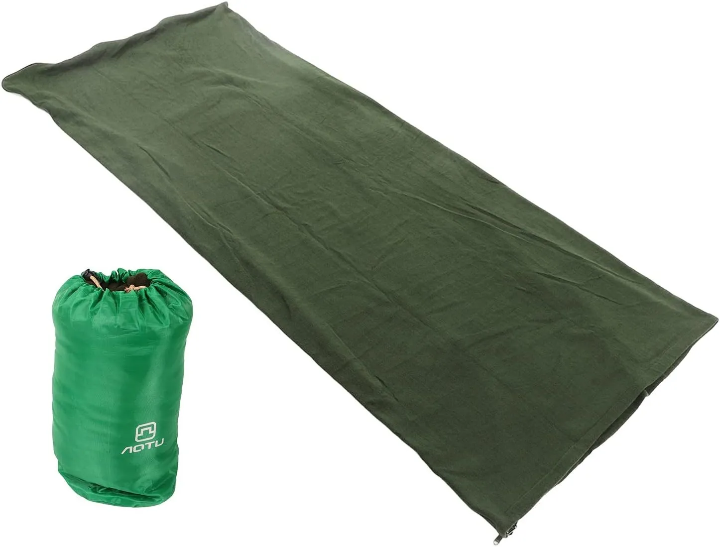 Fleece Sleeping Bag Portable Travel Warm Sleeping Bag for Adults Outdoor Camping Hiking Climbing Fleece Fabric Lightweight Easy to Store Polyester Fiber 180x150cm