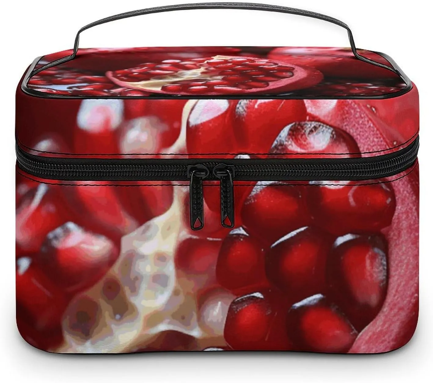 Foldable Travel Luggage Bag for Men And Women, Dry And Wet Separation Portable Travel Luggage Bag, Pomegranate Fruit Printed Waterproof Sports Luggage Bag, Fitness Bag