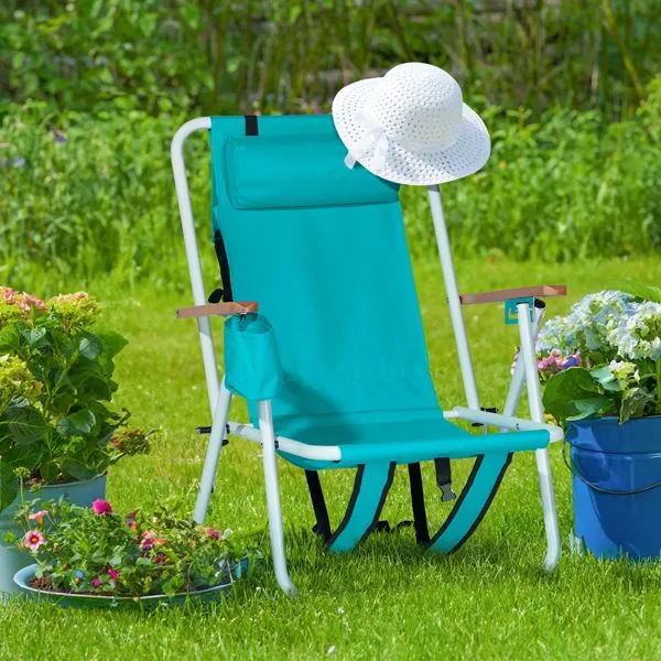 Folding Beach Chair Set
