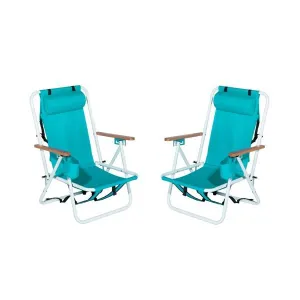 Folding Beach Chair Set