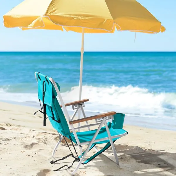 Folding Beach Chair Set