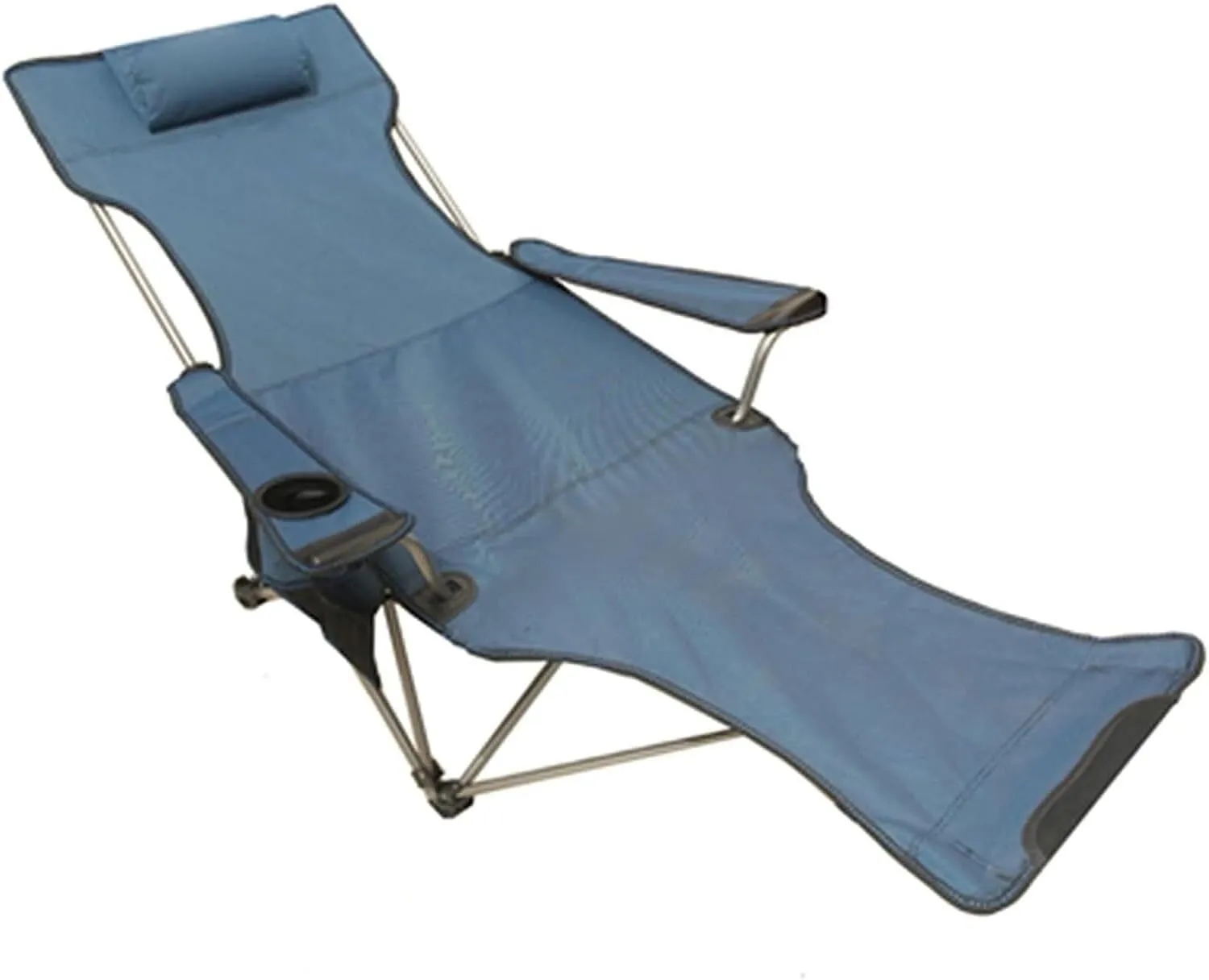 Folding Camping Chair Camping Lounge Chair Portable Reclining Camping Chair Folding Seat with Footrest with Headrest Storage Bag Indoor Outdoor Folding Chair