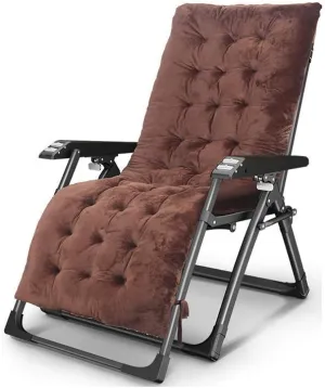 Folding Camping Chair,Deck Chairs,Metal Multi-Purpose Recliner Portable Beach Sun Garden Deck Lounge Chair Indoor Lunch Break