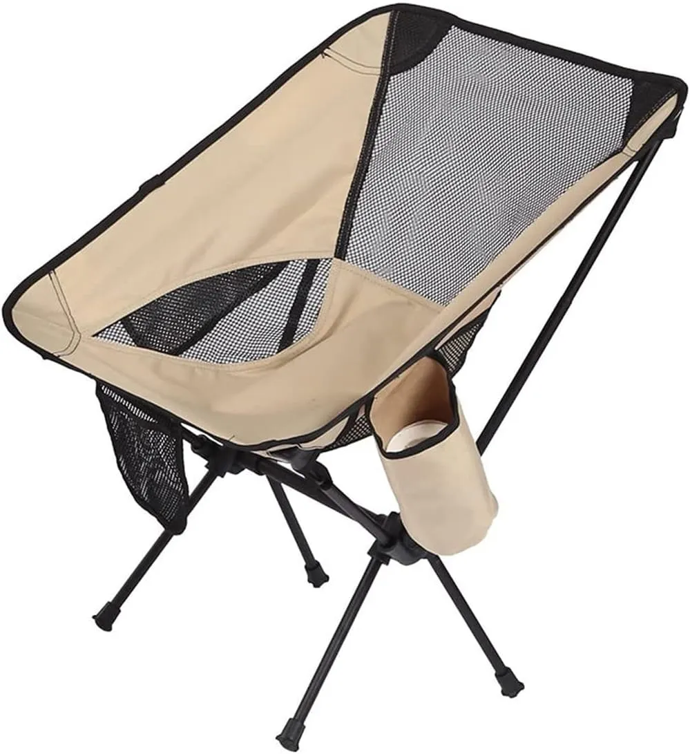 Folding Camping Outdoor Aluminum Alloy Folding Chair Portable Beach Ultralight Fishing Stool Lightweight Compact Camping Backpack Chairs Chairs Foldable