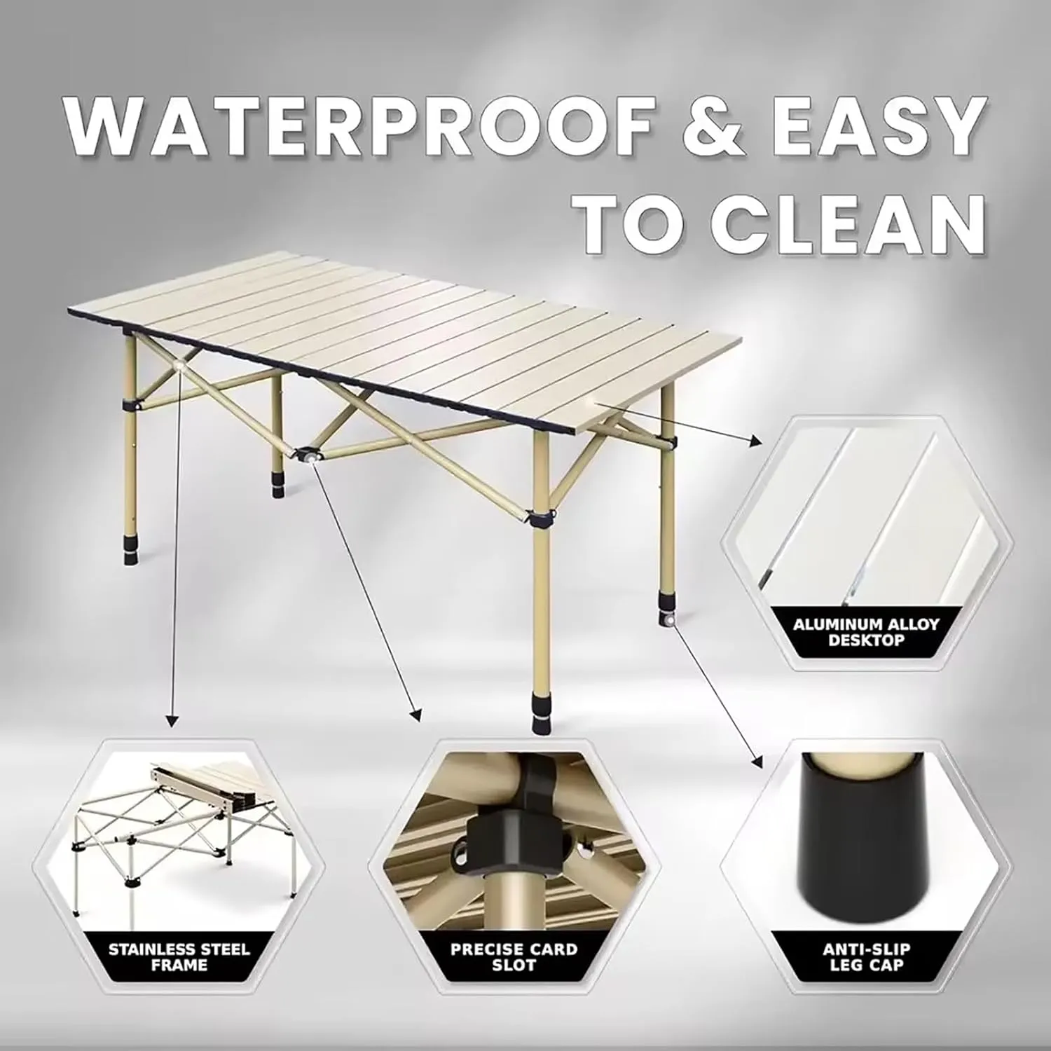 Folding Camping Table and Chairs Set - Steel Frame, Collapsible, Portable with Carry Bag Ideal for Picnics, Campsite, Fishing, Beach, Garden Furniture,Black