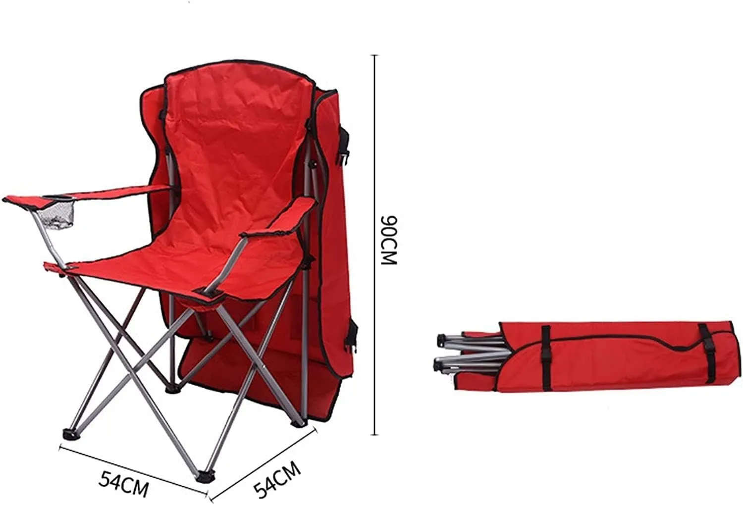 Folding Chairs Camping Chair with Shade Canopy Chair, Folding Recliner, Adjustable Outdoor Beach Lightweight Sunshade Folding Chairs Portable Camping Chair(Green)