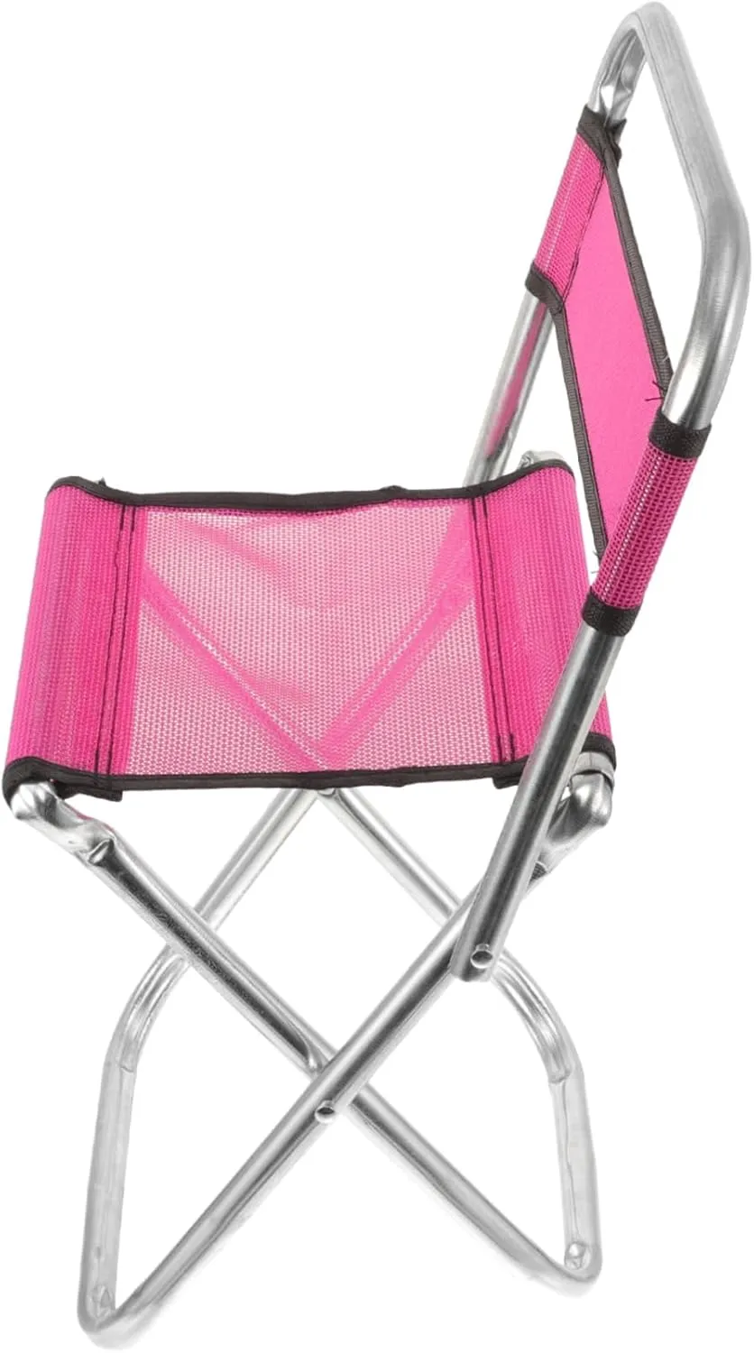 Folding Chairs Compact Chair Camping Chair with Feet Backpack Chairs for Adults Stool Chair Folding Foldable Folding Stool with Back Lounge Picnic Deck Camping Stool Fold Chair Net