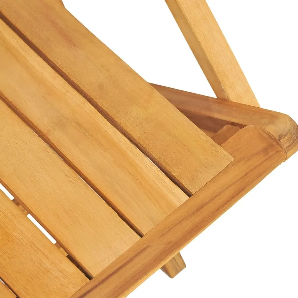 Folding Teak Wood Patio Chairs 8 Pcs Outdoor Furniture Foldable Lounge Chairs for Camping Beach Poolside 21.7x24x35.4 Inch