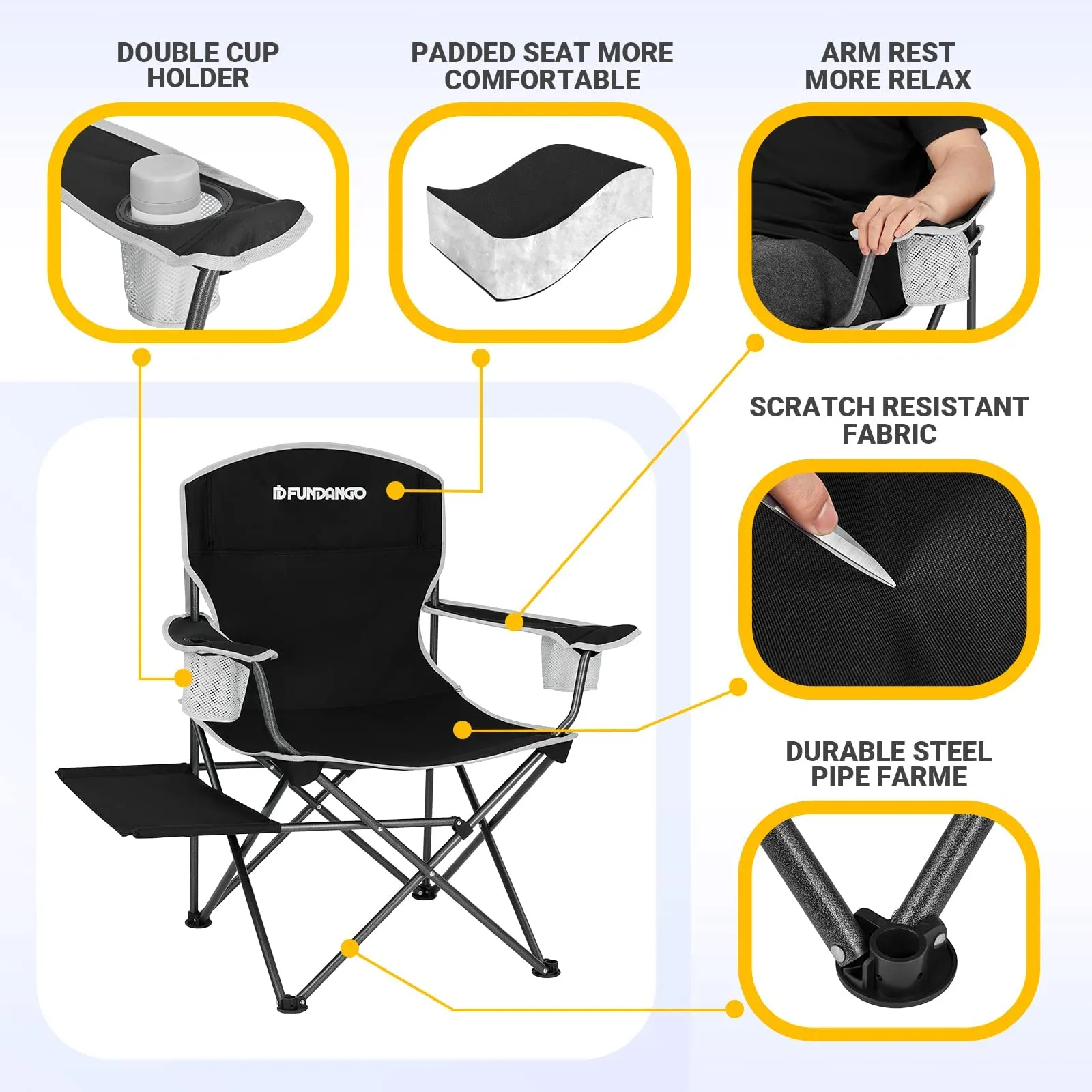 FUNDANGO Arm Chiar Plus Spacious Armchair