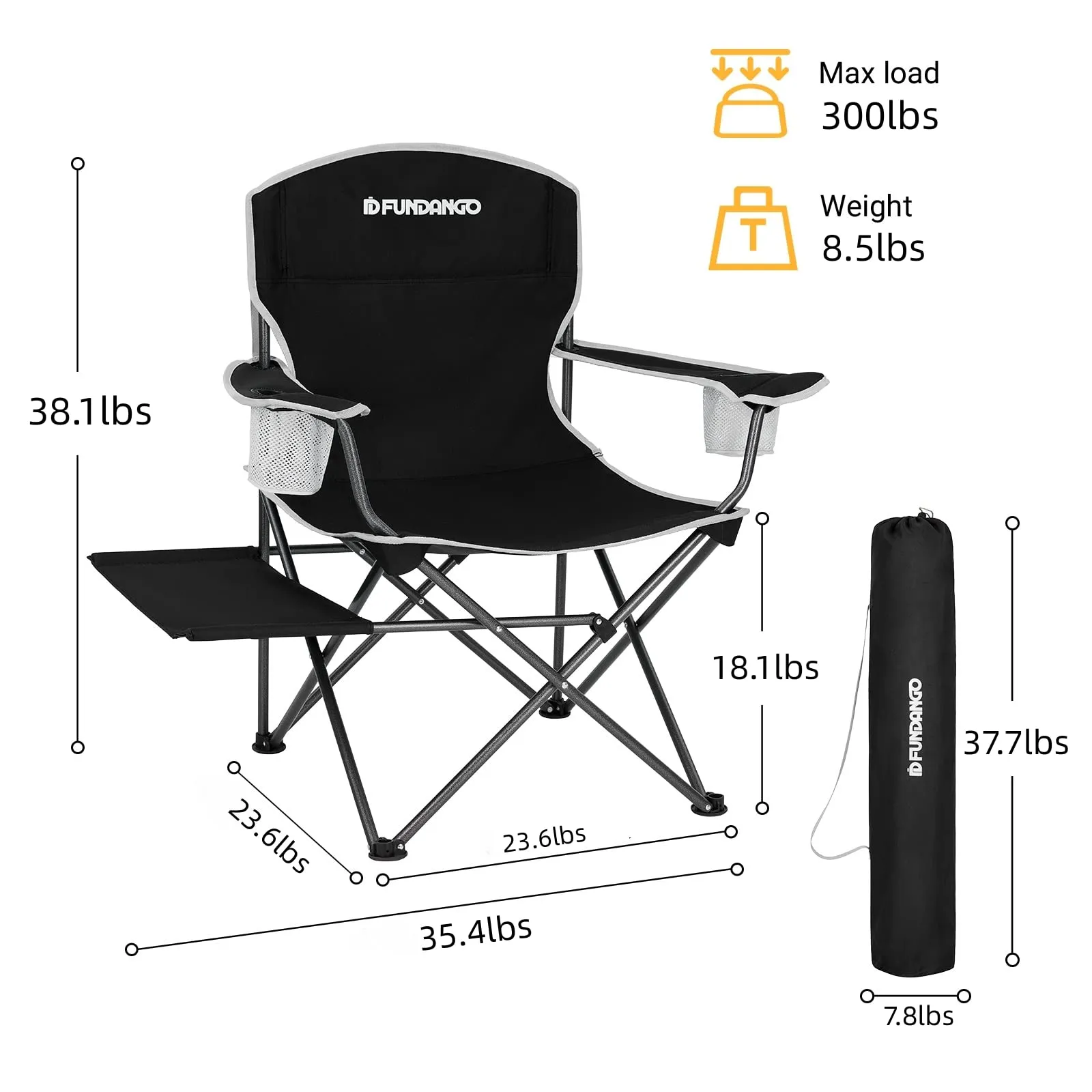 FUNDANGO Arm Chiar Plus Spacious Armchair