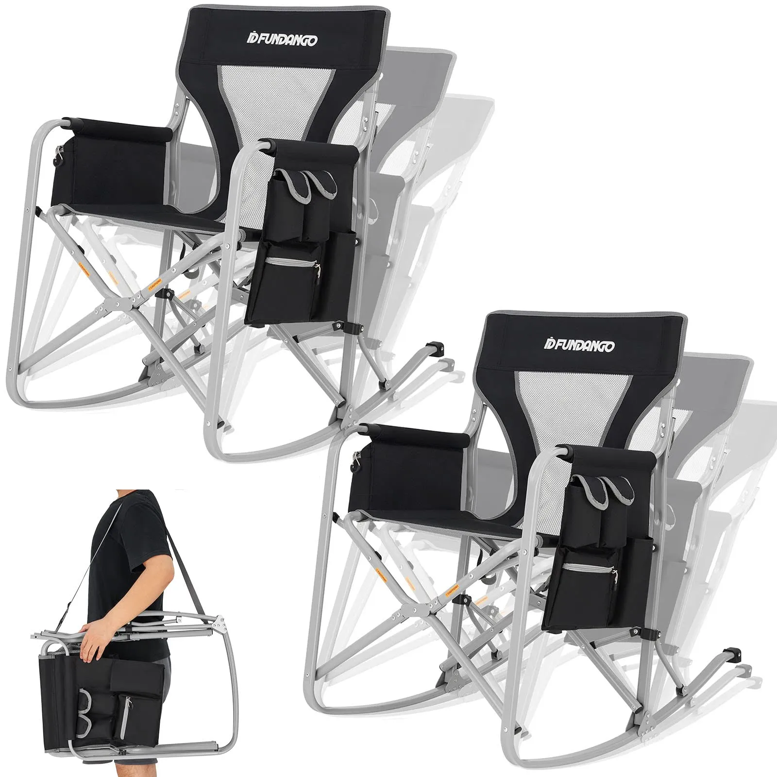 FUNDANGO Rocking Director Chair