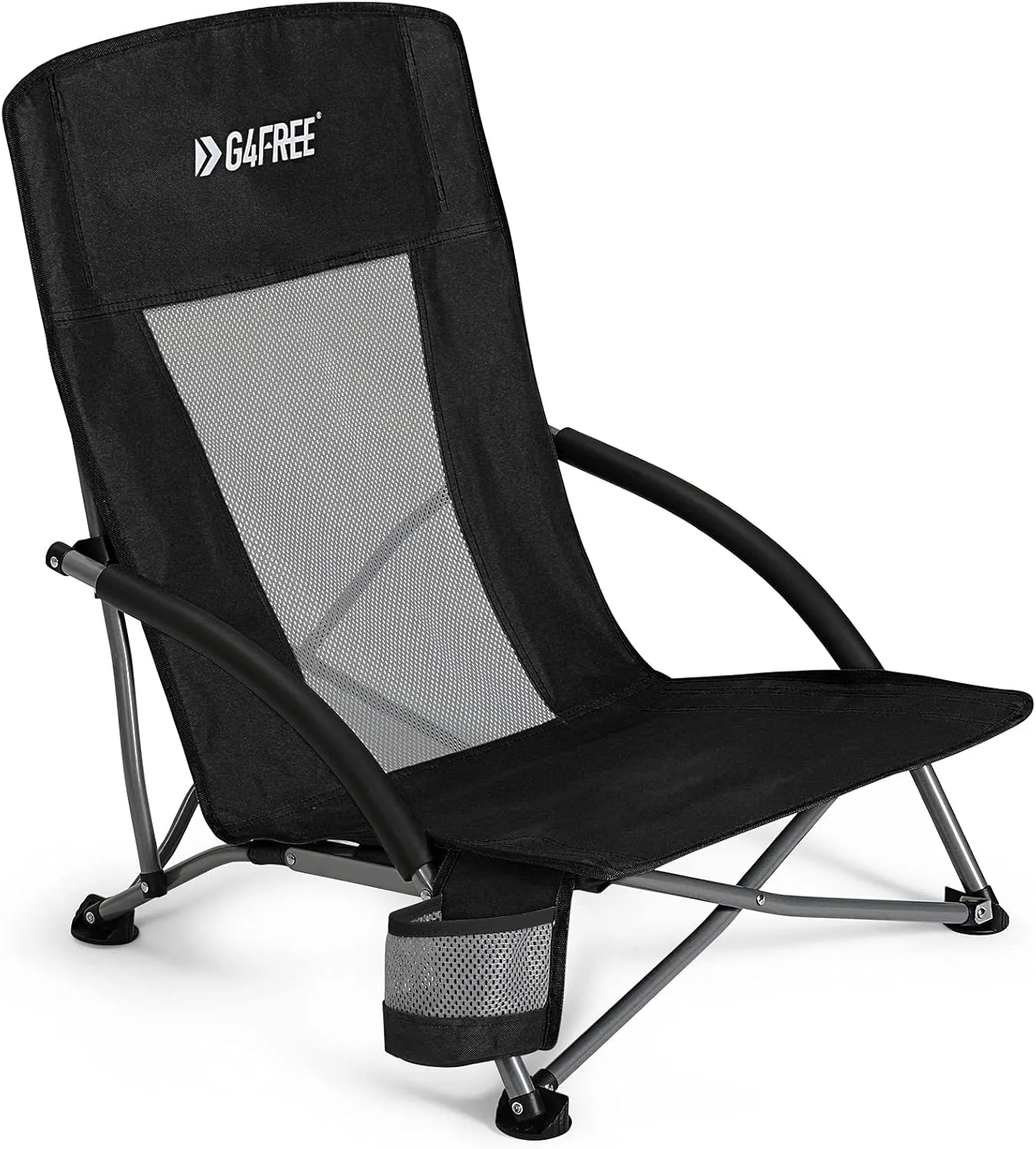 G4Free Beach Chair Folding Portable Beach Backpack Camping Chair for Adults with Mesh Back