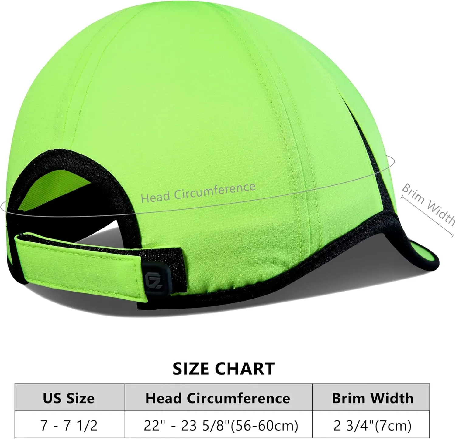 GADIEMKENSD Performance Running Hat, Stretchy Fabric with Vented Mesh for Outdoor Workouts